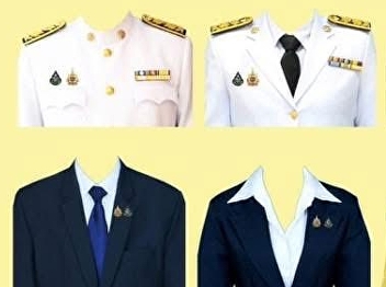 การแต่งชุดปกติขาว